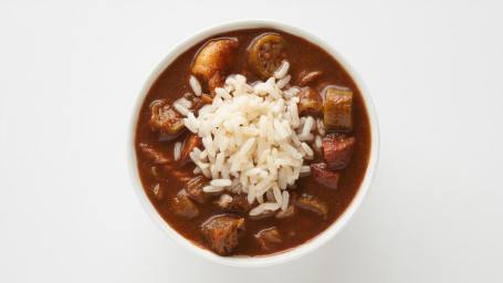 Cup Of Seafood Gumbo Soup