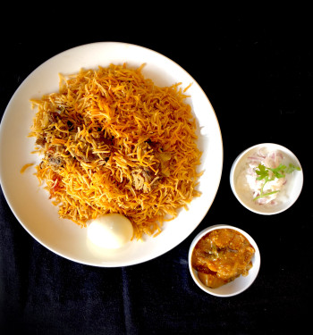 Mutton Biryani With Boiled 1 Egg