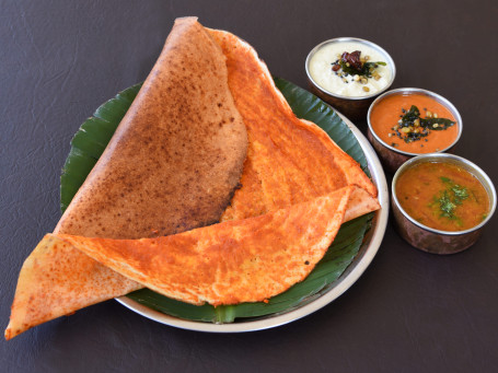 Ghee Kaaram Dosa (1 Pc) (Served With Allem Chutney With Sambar)