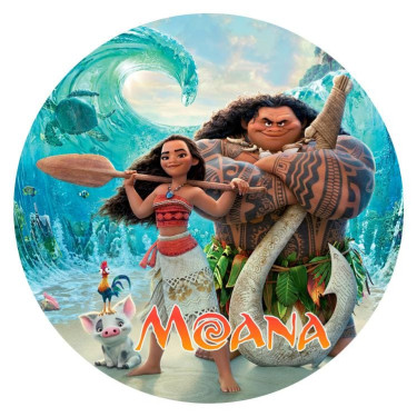 Moana Photo Cake