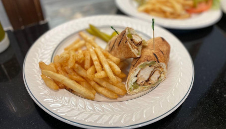 Chicken Kabab Sandwich Fries