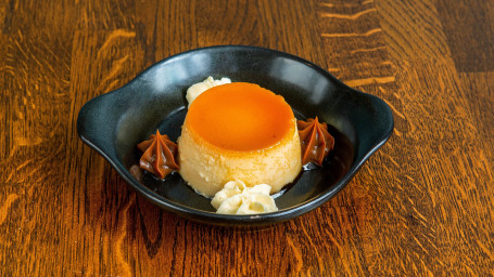 Flan Con Crema Dulce De Leche