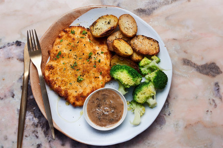 Pollo Alla Milanese Con Patate Arrosto