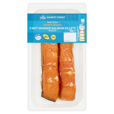 Morrisons Filetti Di Salmone Arrosto Al Miele Affumicato Caldo