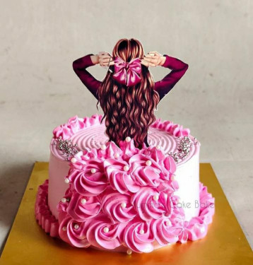 Back Doll Cake