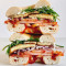 Halloumi, Tomato, Spanish Onion, Dill Mayo, Rocket, Tomato Relish