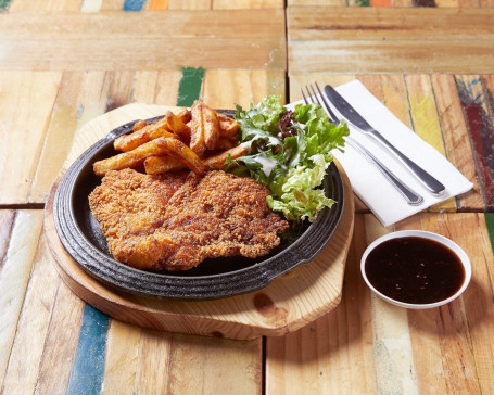 Gami Chicken Katsu And Chips