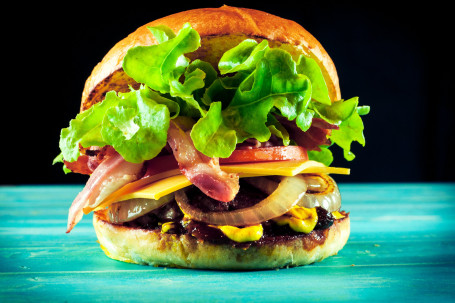 Beef And Bacon Cheeseburger