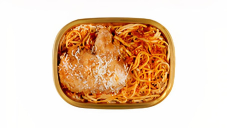 Pollo Alla Parmigiana Con Formato Famiglia Linguine