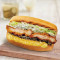 Hǎi Tái Cuì Jī Huáng Hòu Bǎo Brioche Burger Con Alghe Marine E Pollo Crispy