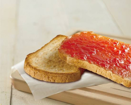 Cǎo Méir Tāng Zhǒng Tǔ Sī Pane Morbido Con Marmellata Di Fragole