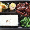 Cb14. Tiě Bǎn Hēi Hú Jiāo Niú Liǔ Biàn Dāng Là Black Pepper Beef Tenderloin Bento Spicy