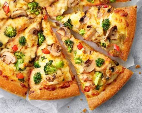 Cǎi Shū Xiān Gū Dà Bǐ Sà Delizia Di Verdure Pizza Grande