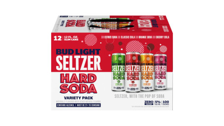 Miscela Di Soda Dura Bud Light Seltzer Da 12 Pezzi 12 Ct