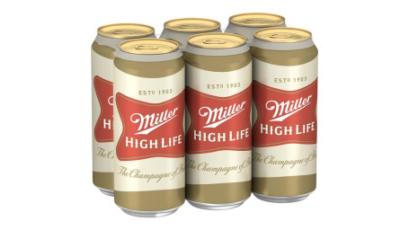 Miller High Life Can 6Ct 16Oz