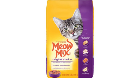 Meow Mix Original Choice Cibo Secco Per Gatti 3,15 Libbre