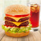 Jīng Diǎn Niú Ròu Quke Shì Bǎo Classic Beef Burger Con Formaggio