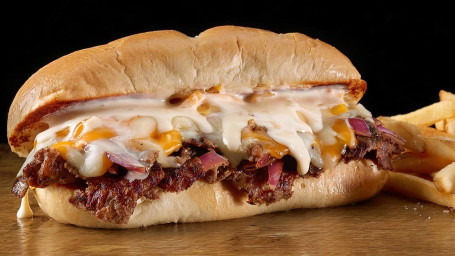 Five-Cheese Cheesesteak