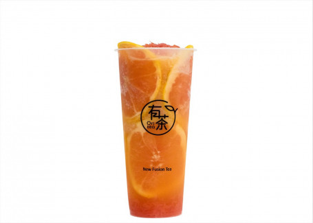 Grape Fruit Ice Blended Tea