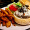 Mó Gū Qǐ Sī Niú Ròu Bǎo Mushroom Cheese Burger