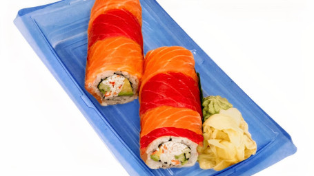 Roll Arcobaleno Salmone, Tonno 10Pz