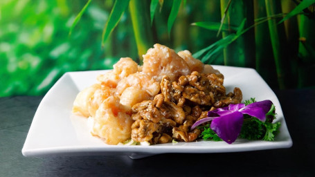 Prawns With Honey Walnuts Mì Táo Míng Xiā Qiú