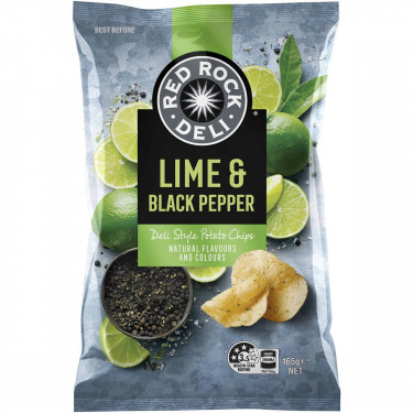 Red Rock Deli Lime Pepper Potato Chips