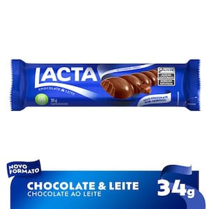 Lacta Cioccolato Al Latte 34G