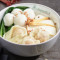 Chicken Soup With Wonton And Fish Balls