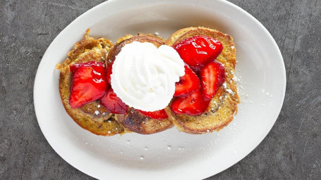 Strawberry Cinnamon Roll French Toast