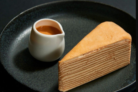 Thai Tea Crepe Cake