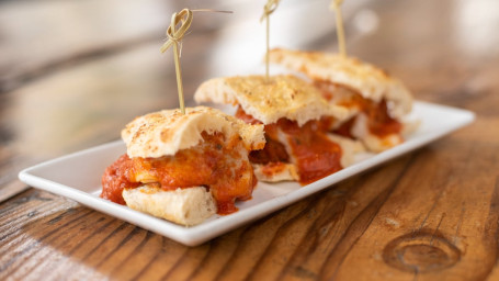 Meatball And Mozzarella Sliders