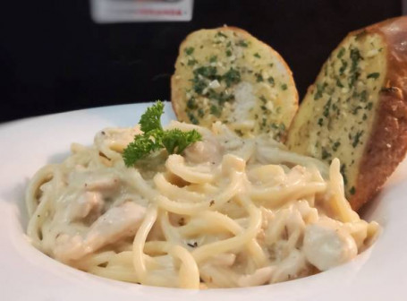 Spaghetti Alla Carbonara Di Pollo