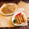 Tái Nán Xiā Juǎn Chǎo Fàn Tào Cān Stir-Fried Rice With Tainan Deep-Fried Shrimp Roll Combo