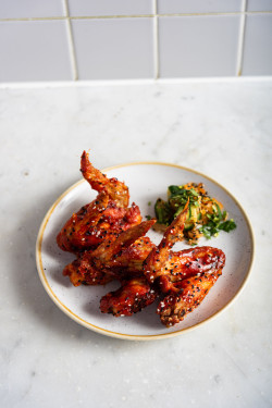 Spicy Korean Fried Chicken Wings