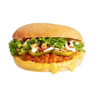 Hamburger Di Pollo Croccante (Piccante)