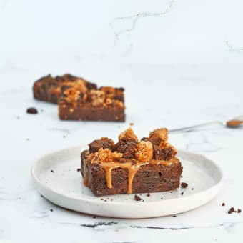 Brownie Al Cioccolato E Caramello