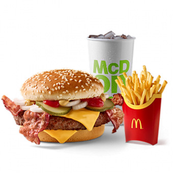 Hamburger Al Bacon Royal Cheese Mcmenu