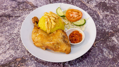 Nasi Kuning Ayam Kalasan