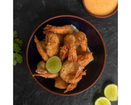 Panko Fried Prawns With Kochchi Sauce