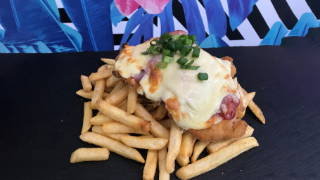 Chicken Parmie And Chips