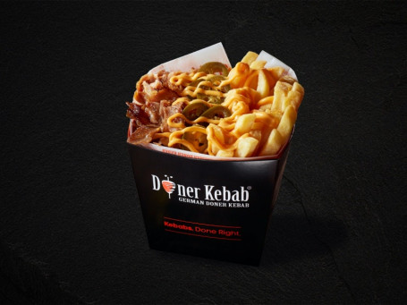 Doner Box Patatine Fritte Al Formaggio