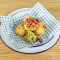 Sweet Pea, Mint And Feta Cheese Fritters With Tomato Salsa (V)