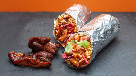 Smoke Pit Chicken Burrito