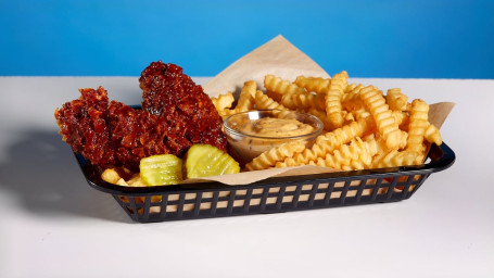 Original Hot Chicken Tenders Basket Combo