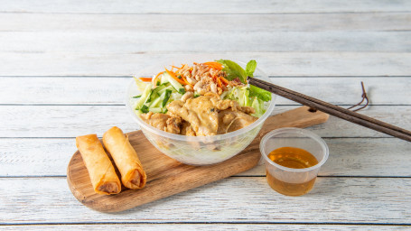 Creamy Peanut Satay Chicken Salad