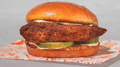 Spicy Blackened Chicken Sandwich Dinnner