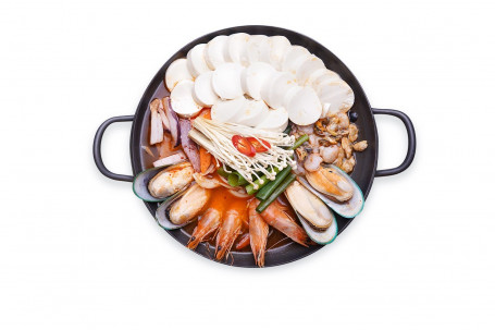 Spicy Seafood Soft Tofu Hot Pot