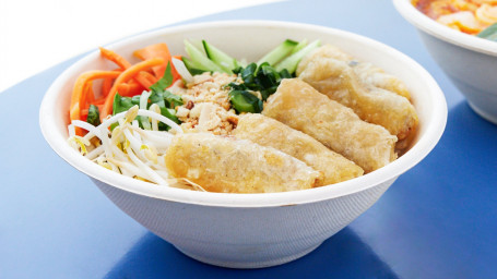 Pork And Taro Spring Roll Vermicelli Salad