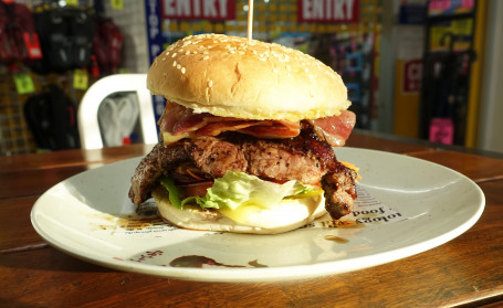 Super Deluxe Grilled Wagyu Beef Steak Burger